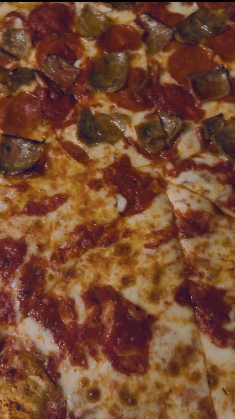 Pepperoni Sausage and Pepper Pizza